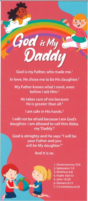 God Is My Daddy - For Girls