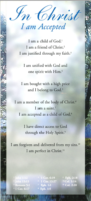 In Christ I Am Accepted