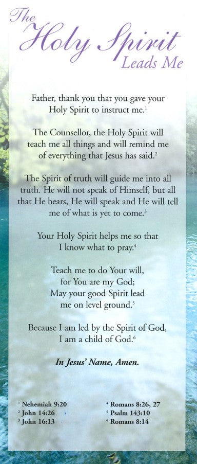 The Holy Spirit Leads Me